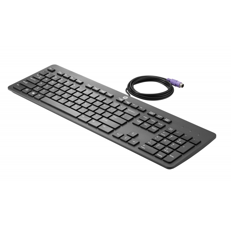 hp clavier professionnel ultra-plat ps 2 - claviers