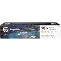 HP encre 981X Jaune L0R11A PageWide 556, 586, E55650, E58650