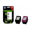 HP encre 62 Combo Pack Noir + Color N9J71AE Envy 5640, 5644, 5646, 5660