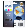 EPSON 267 cartouche d'encre cyan magenta et jaune capacité standard 200 pages 1-pack RF-