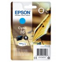 EPSON encre No.16 Cyan LC C13T16224012 3 1ml WF-2540WF WF-2530WF WF-2520NF WF-2010W WF-2510WF