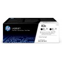 HP 83X Cartouches de Toner Noir 2-pack