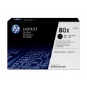 HP 80XD cartouche de toner noir haute capacite 2 x 6.900 p. pack de 2