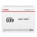 Canon cartouche CRG-039 noir 0287C001 11k VE 1x LBP 351, 352