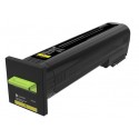 Lexmark Toner Jaune 72K20Y0 PB TONER Jaune 8K CS820, CX82X, CX860