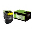 Lexmark cartouche 802Y Jaune 80C20Y0 1k CX310, 410, 510