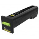 Lexmark CS820 CX82x CX860 Cartouche de toner jaune 8K