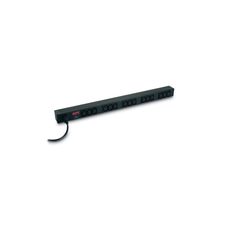 apc rack pdu basic zero u 10a 230v unite de distribution d energie 0u noir  15 sortie s ca - bandeaux de prises