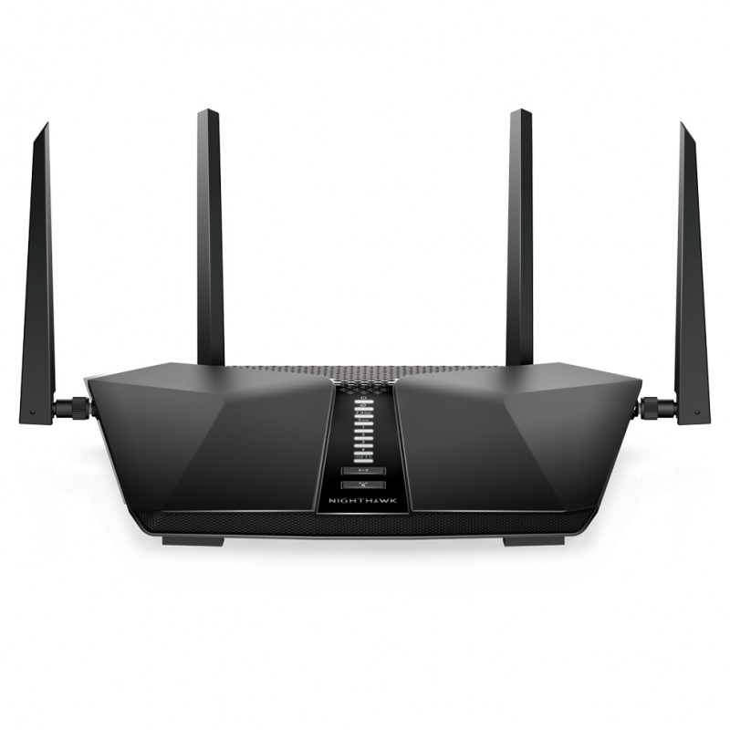 netgear nighthawk ax5400 routeur sans fil bi-bande 2,4 ghz 5 ghz gigabit  ethernet noir - routeurs