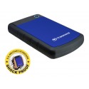 Transcend 2TB StoreJet 25H3 disque dur externe 2000 Go Noir, Bleu