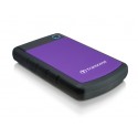 Transcend StoreJet 25H3P (USB 3.0), 2TB disque dur externe 2000 Go Noir, Violet