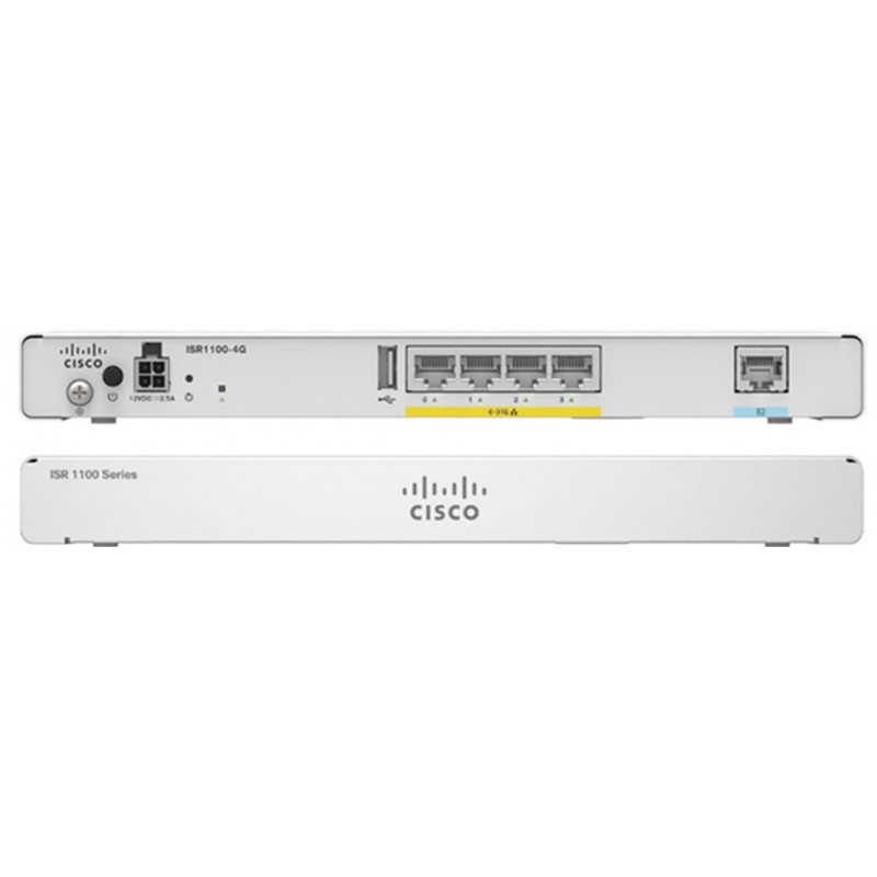 Cisco ISR1100-4G Routeur connecté Gigabit Ethernet Gris