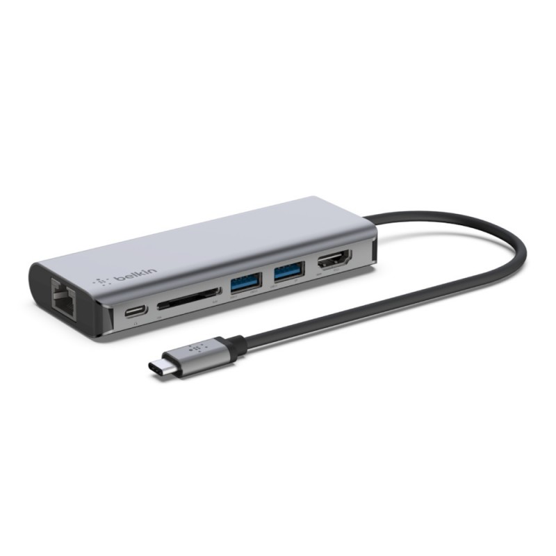 belkin avc008btsgy hub & concentrateur usb 3.2 gen 1 3.1 gen 1