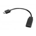 Lenovo 0B47089 câble vidéo et adaptateur 0.2 m Mini DisplayPort HDMI Noir