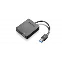 Lenovo Universal USB 3.0 to VGA/HDMI Type-A Noir